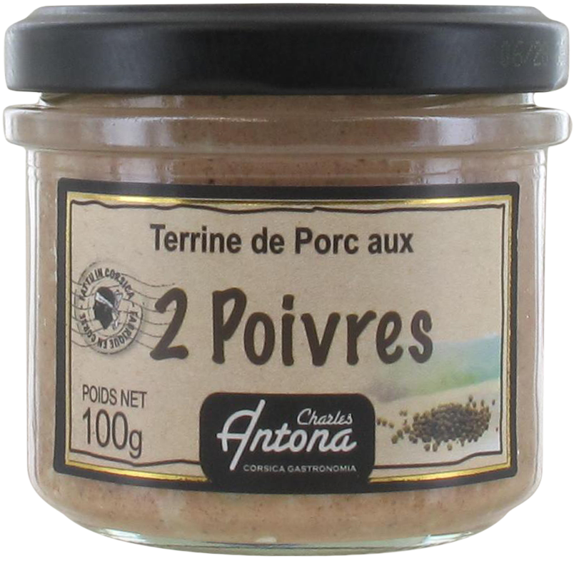Terrine de Porc aux 2 Poivres