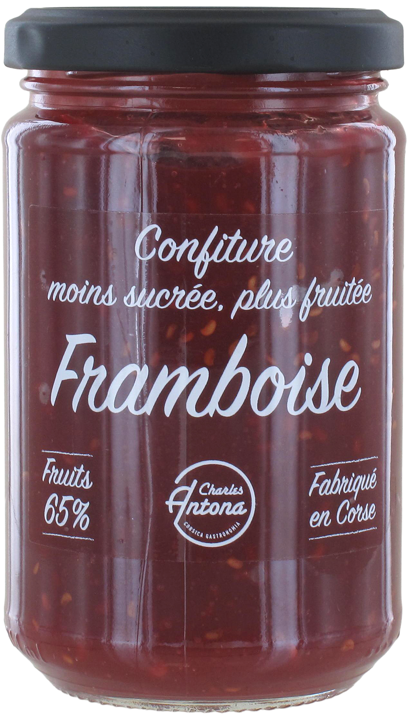 Confiture moins sucrée, plus fruitée de Framboise
