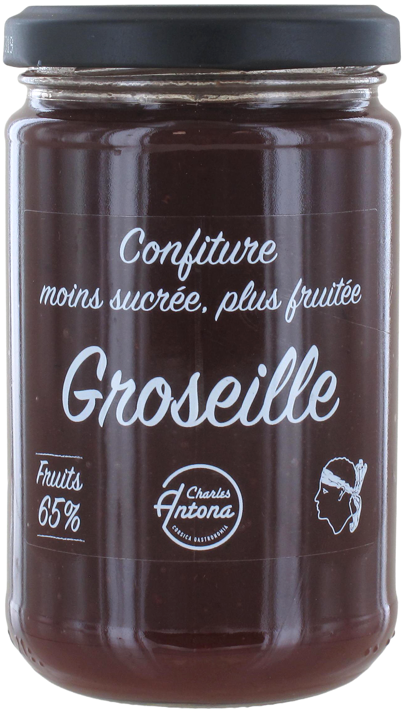 Confiture moins sucrée, plus fruitée de Groseille
