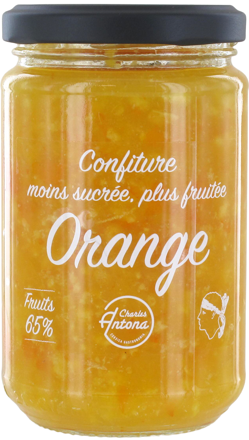 Confiture moins sucrée, plus fruitée d'Orange