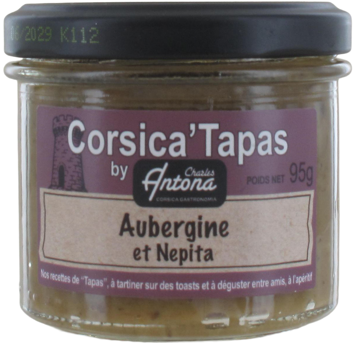 Tapas Aubergine et Nepita