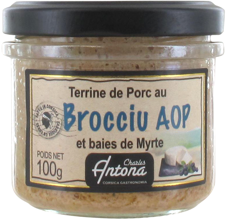 Terrine de Porc au Brocciu A.O.P. et baies de Myrte
