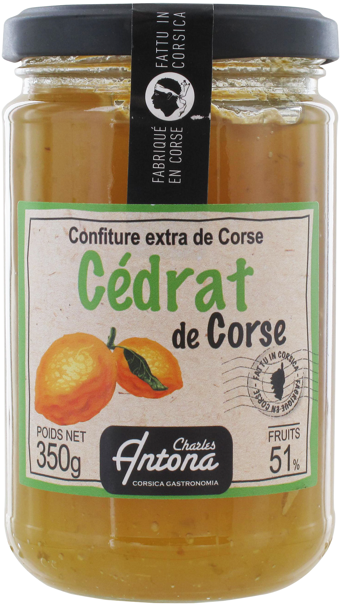 Confiture extra de Corse de Cédrat de Corse