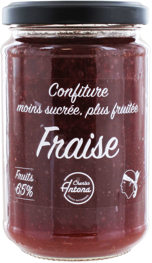 Confiture moins sucrée, plus fruitée de Fraise