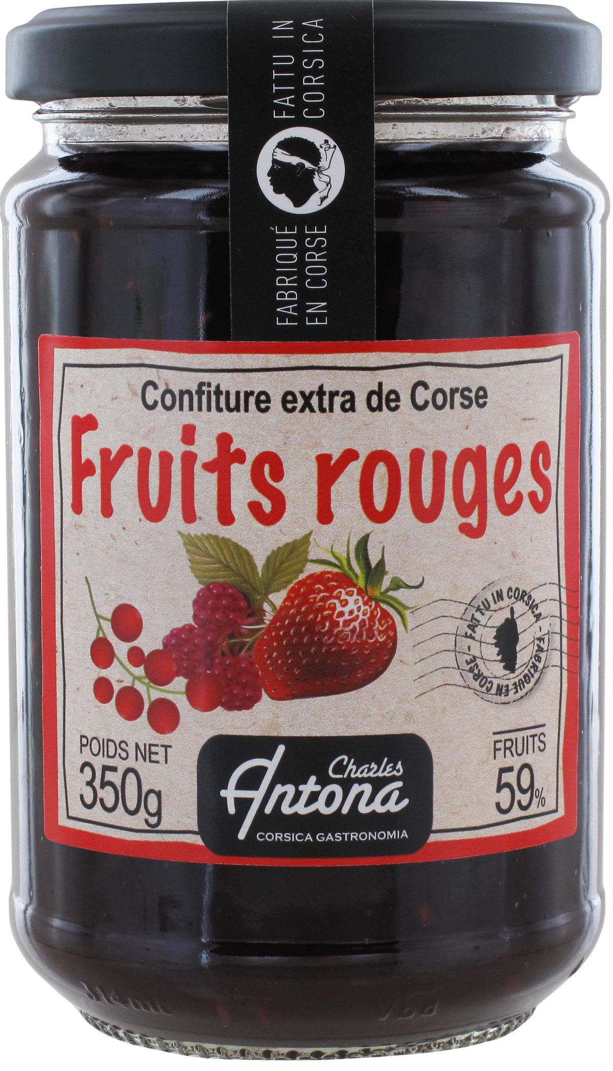 Confiture extra de Corse de Fruits Rouges