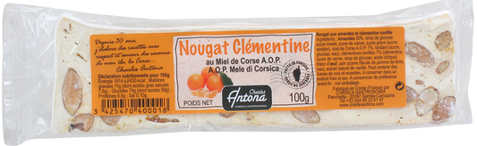 Nougat Clémentine au Miel de Corse A.O.P.