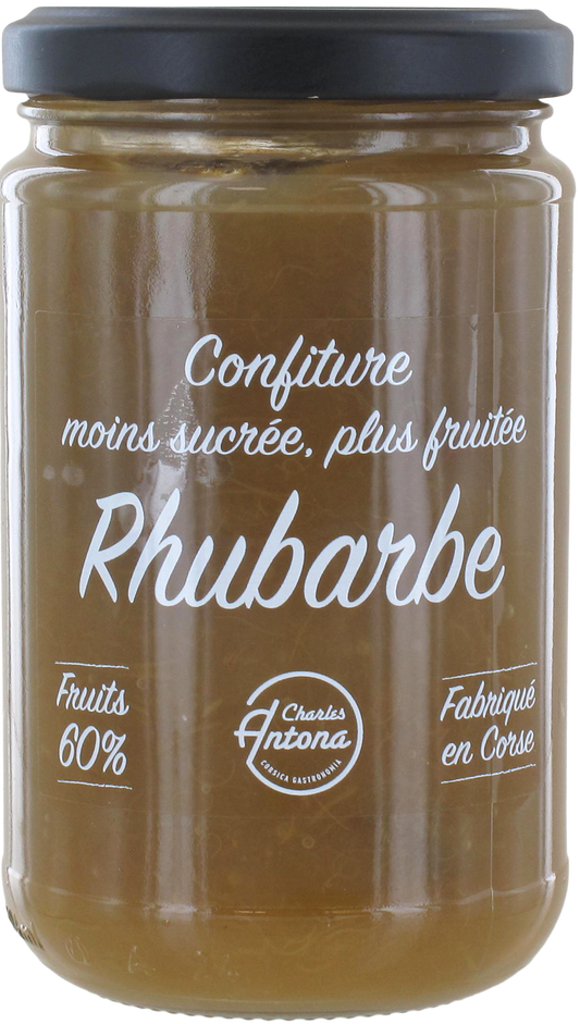 Confiture moins sucrée, plus fruitée de Rhubarbe