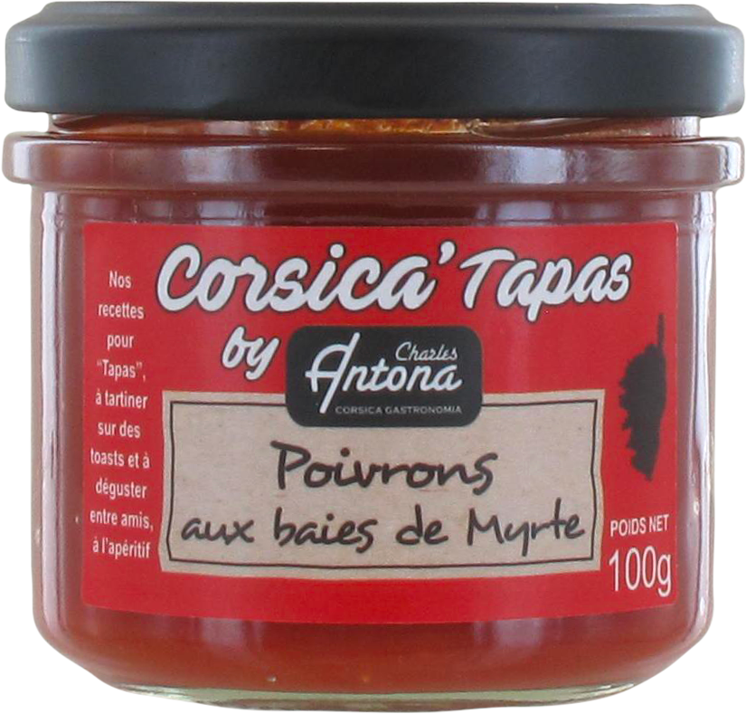 Tapas Poivrons aux baies de Myrte
