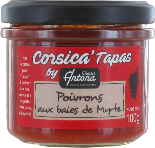 Tapas Poivrons aux baies de Myrte