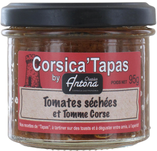Tapas Tomates séchées et Tomme Corse