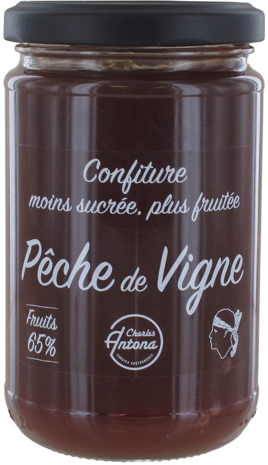 Confiture moins sucrée, plus fruitée de Pêche de Vigne